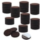thumbnail image 1 of 50 piezas de almohadillas de fieltro para muebles redondas, protector de suelo para patas de sillas, marrón oscuro, 25 x 5mm, 1 of 7