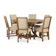 thumbnail image 2 of Juego Comedor Leeds Redondo 150 Cm 6 Sillas Café - Roble, 2 of 8