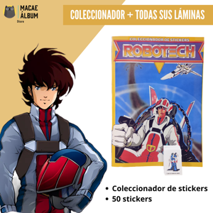 Macae - Robotech Coleccionador De Stickers + Todas Sus Láminas
