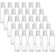 thumbnail image 1 of 30 Pack 4oz Plastic Squeeze Botellas con Disc Top Volteable Gora, Transparente Recargable Containers Fo Shampoo, Lotions, Liquid Body Soap, Creams, 1 of 6