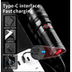 thumbnail image 3 of Linterna Gran Potencia Recargable Tactica Con Zoom 2000lm Linterna Negro Luz Blanco, 3 of 3