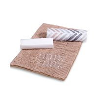 Juego De Baño En Caja 4 Piezas Cortina Con Alfombra Mashini