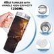 thumbnail image 5 of Black Adam Vaso aislado de acero inoxidable con asa, diseño temático, regalo para familia, amigos y fans; incluye pajita y encaja en el portavasos estándar, 40 oz, 5 of 6