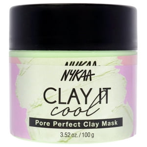 Nykaa Naturals - Mascarilla De Arcilla Clay It Cool - Poro Perfecto De Para Mujeres - Mascarilla De 3,52 Oz