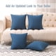 thumbnail image 4 of Paquete de 2 fundas de almohada para exteriores, impermeables, para muebles de patio, decorativas, cuadradas, para jardín, tienda de campaña, sofá, 45,7 x 45,7 cm, 4 of 8