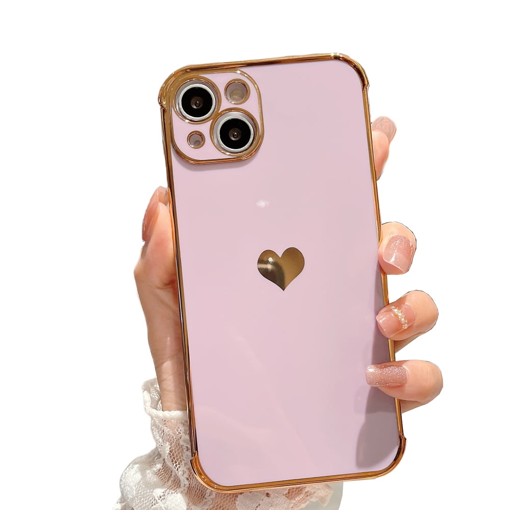 Genérico - Carcasa Corazones Para Iphone 13 Lila