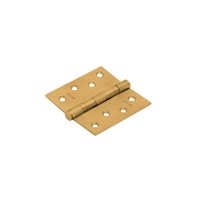 Stark Design - 3 Bisagras Con Rodamientos De 4""X4"". 2 Mm Espesor. (Bronce Pulido)