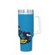 thumbnail image 2 of Niños Ninja Vaso aislado de acero inoxidable con asa, diseño temático, regalo para familia, amigos y fans; incluye pajita y encaja en el portavasos estándar, 40 oz, 2 of 6
