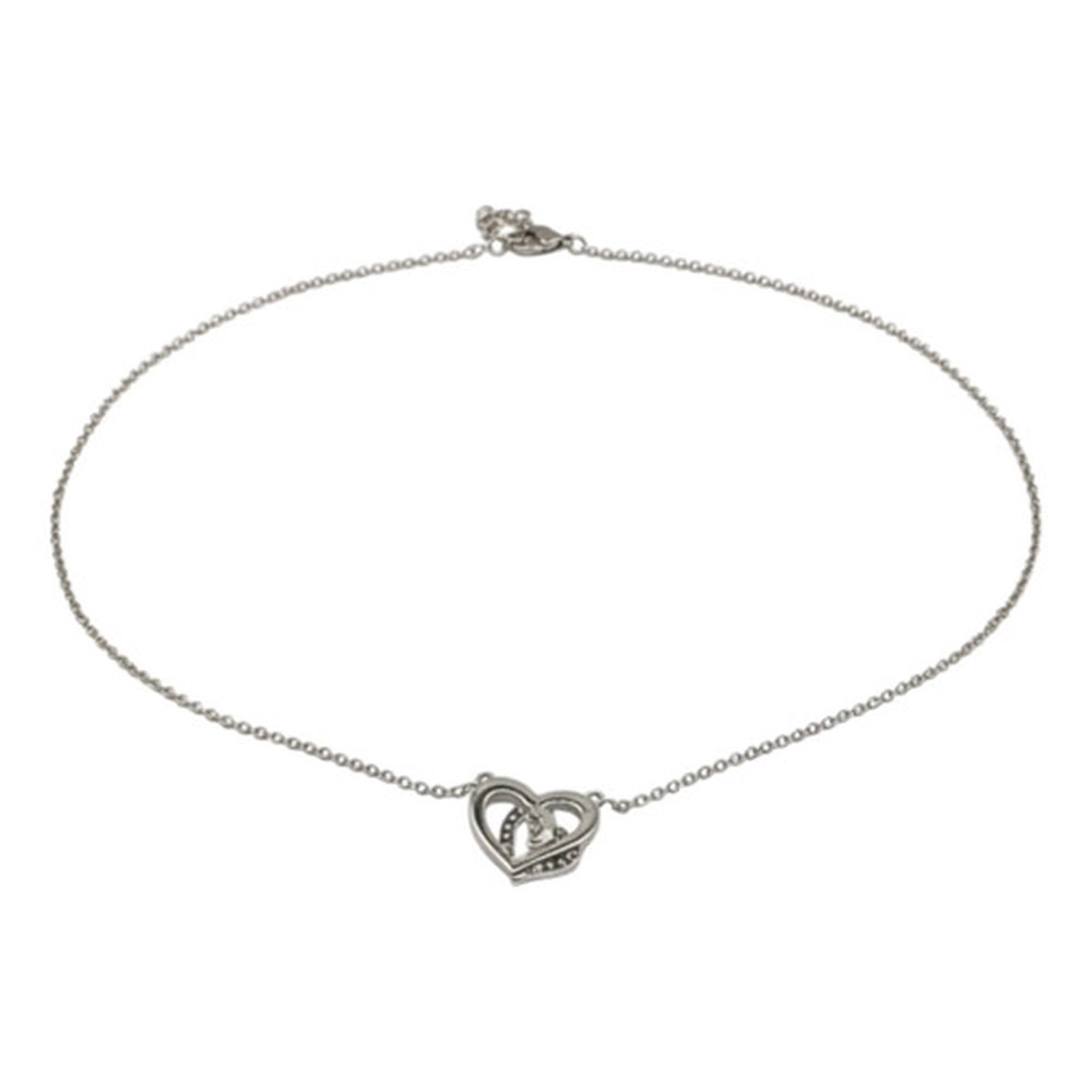 Marca - Collar Corazones Entrelazados Plata 925 Nordvik Regalo Mamá Plateado