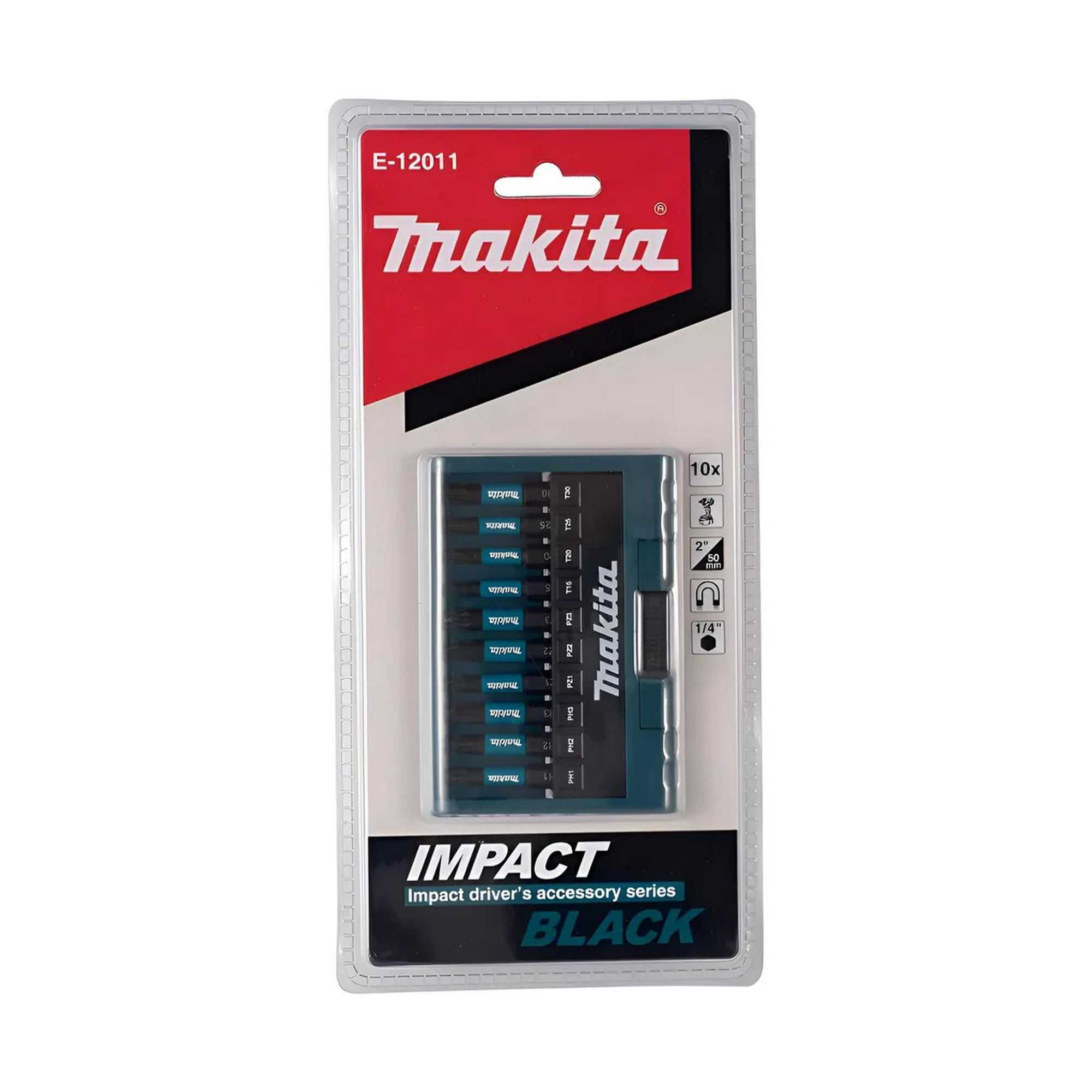 Set De Puntas Impact Black 10 Pzs Makita E-12011
