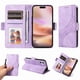 thumbnail image 1 of Carcasa FOXDOCK iPhone 16 Plus de cuero PU, diseño acolchado clásico, protección contra caídas y rayones, 1 of 5