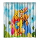 thumbnail image 1 of Cortina de ducha con diseño de Winnie The Pooh, con ganchos, tamaño 66 x 72 pulgadas, 1 of 3
