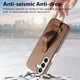 thumbnail image 2 of Funda FOXDOCK para Samsung Galaxy S26 con soporte ajustable, anillo de anclaje y protección avanzada-marrón, 2 of 6