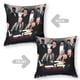 thumbnail image 2 of 12 Hombres en Pugna Fundas de almohada de terciopelo con tema, regalos de funda de almohada, decoración para el hogar, cojín de lanzar, regalo de cumpleaños para fans y parejas.56*56cm., 2 of 6