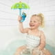 thumbnail image 4 of Juego de Baño Paraguas Pavo Real Verde Infantil Bebé Niño Niña Tina Yookidoo, 4 of 5