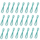 thumbnail image 1 of 24 diademas deportivas elásticas finas, antideslizantes, sin arrugas, suaves y para el sudor., 1 of 5