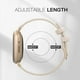 thumbnail image 2 of Bandas de piel compatibles con Fitbit Versa 3/4/Sense - EDIMENS, 2 of 3