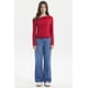 thumbnail image 4 of Polera Mujer Ajustado Rojo, 4 of 4