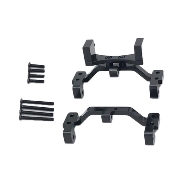 Montaje Servo De Aleación De Aluminio 1/12 Para Camiones Con Errores Modelo MN45 MN99 Accs Negro