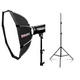 thumbnail image 1 of Softbox Octagonal Triopo 55cm Bowens K2-55 + Atril, 1 of 3