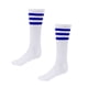 thumbnail image 2 of Golf Stripe Thigh High Tube Sock Calcetines De Protección Hasta La Rodilla S White+StripedC, 2 of 3