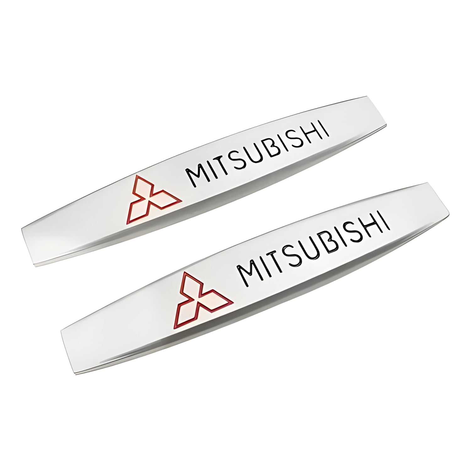 Genérico - 4 Topes Puerta Metálicos Adhesivos Blanco