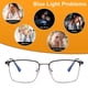 thumbnail image 5 of Gafas retro de moda que bloquean la luz azul para pantallas y resisten la fatiga ocular., 5 of 5