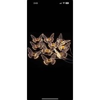 Genérico - Guirnalda Eléctrica Decorativa Con Mariposas Amarillas