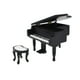 thumbnail image 4 of 1/12 Piano En Miniatura Con Taburete Accesorios De Decoración De Casa De Mu?ecas, 4 of 5