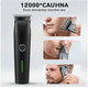 thumbnail image 3 of Maquinas Cabello Belug Rasuradora Barba Hombre Recargable 3 En 1 negro, 3 of 5