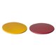 thumbnail image 1 of Tela De Cubierta De Mesa Montada Redonda Antideslizante Impermeable 120 Cm Amarillo + Vino Rojo, 1 of 5