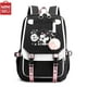 thumbnail image 3 of MINISO Kuromi Schoolbag Students Kawaii Double-layer Pencil Bag Large-capacity Casual Backpack Cartoon Printing Pen Bag, 3 of 3