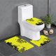 thumbnail image 1 of Lázaro Juego de 3 alfombras de baño de coral fleece: tapete de baño + alfombra de inodoro en forma de U + funda de tapa de inodoro en forma de O, 1 of 6