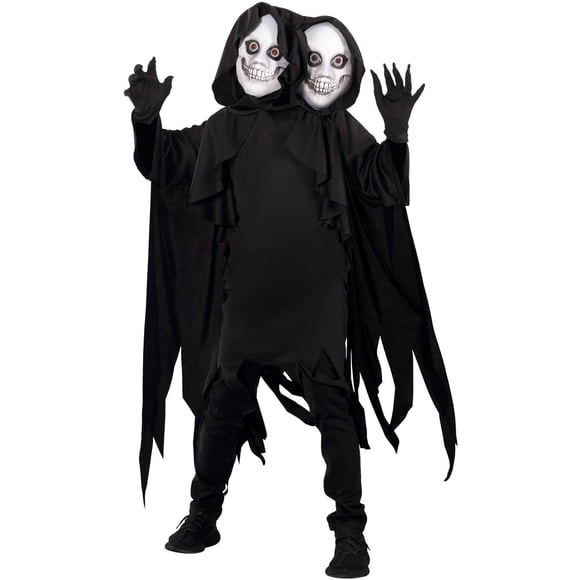 Disfraz de Morph Ghoul para niños, Halloween, Grim Reaper, con máscara