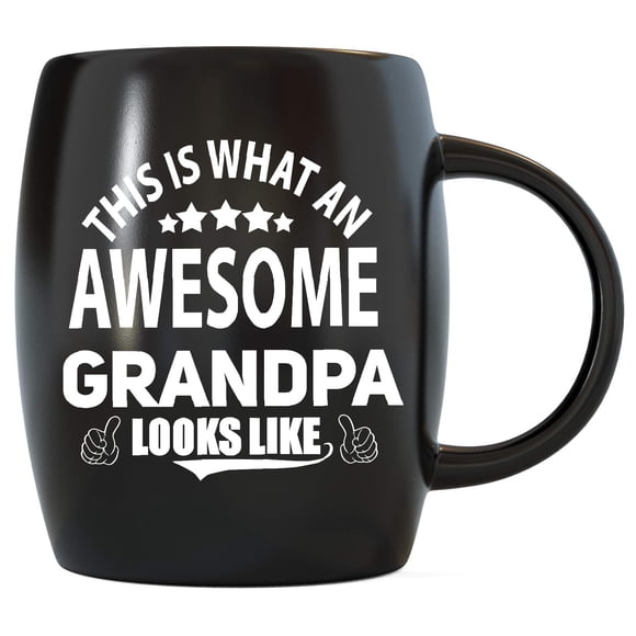 Taza para el Día del Padre, regalo para el abuelo, 480 ml, Awesome Grandpa