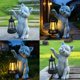 thumbnail image 3 of Figurilla Solar de Gato Yewanye con Linterna para Exterior, 3 of 8