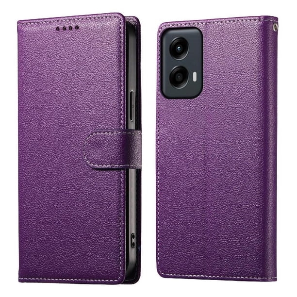 Funda para FOXDOCK Motorola Moto G Stylus 5G 2024– Cuero Premium, 3 ranuras para tarjetas, Protección contra impactos