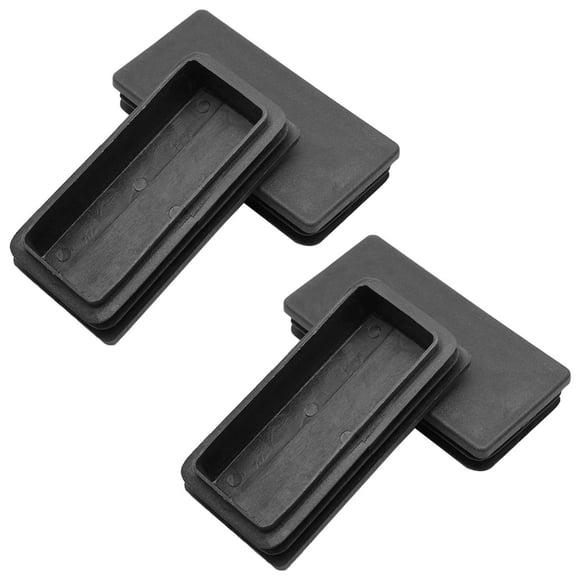 Tapón Terminal De Plástico 50 X 100 Mm Rectangular 4 Piezas