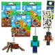 thumbnail image 5 of Llavero figural de Minecraft, paquete de 3 mini figuras + stickers, 5 of 5