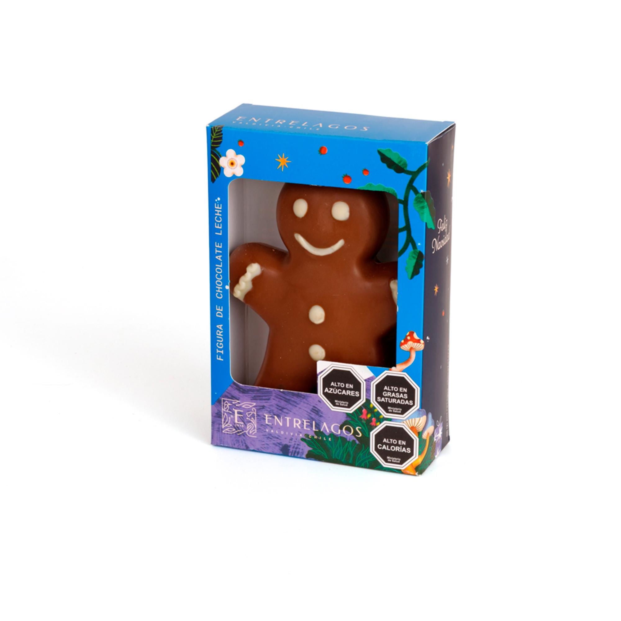 Figura Navideña Chocolate De Leche 100 g Entrelagos