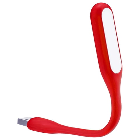 Gen - Luz Led Mini Portátil Usb Flexible Lámpara Usb Led Colores Rojo