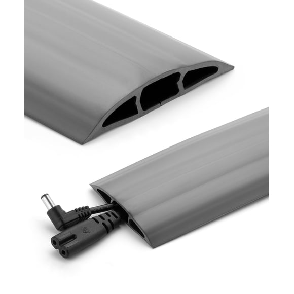 Protector de Cables para Piso Bates Choice 1,8 m PVC Gris