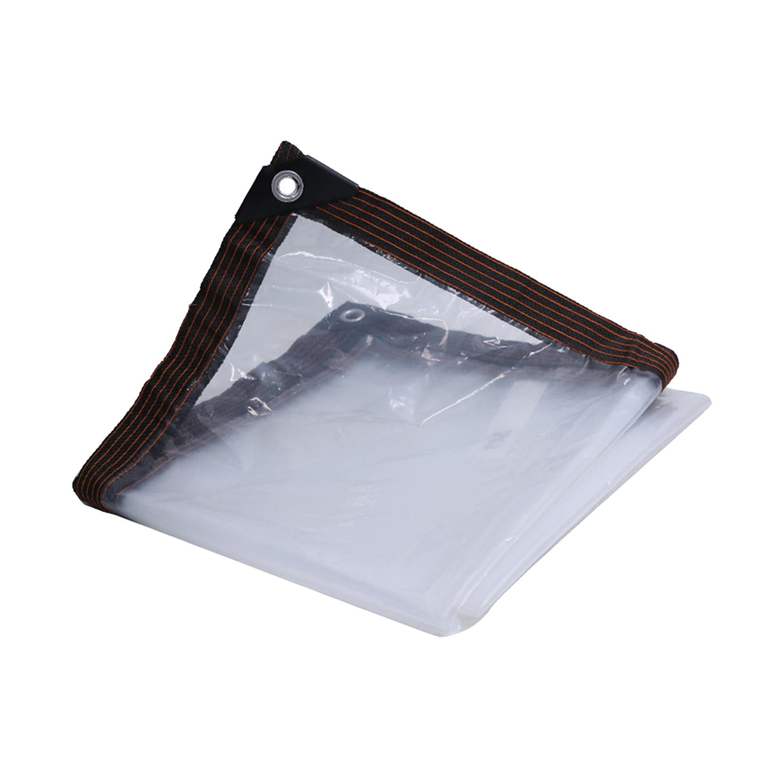 Magideal - Lona De Lona Transparente De Lona Transparente Plegable A Prueba De Polvo De Lona Transparente Con Lona Transparente Con Ojales Para Jardín De Carpas 3mx3m