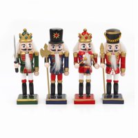 Genérico - Set De Mini Cascanueces Navideños | Figuras Soldado Decorativas