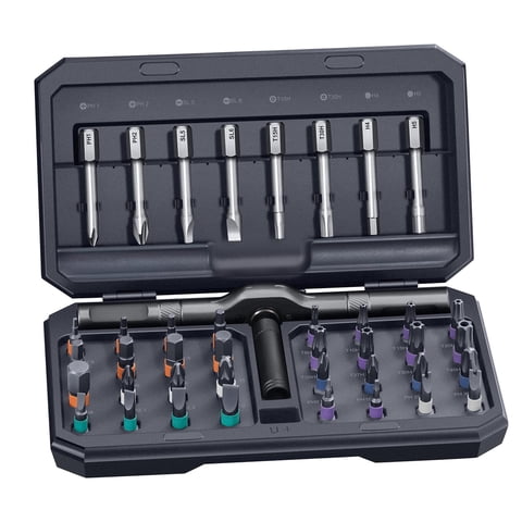 Ioensy - Juego De Destornilladores 42 En 1, Accesorios Para Proyectos De Bricolaje Para Bicicletas, Hogar Y Pc.