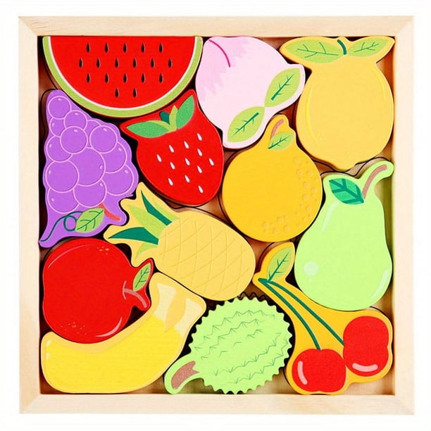 Children's Educational Toys, Wooden Three-dimensional Puzzle, Creative Theme, Early Education Building Block Toys For Boys And Girls