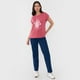 thumbnail image 4 of Polera Mujer Rosado M/C Focal Print Corona, 4 of 5