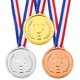thumbnail image 3 of Medallas de Ganador Pllieay 24 uds 3,5 cm Oro, Plata y Bronce, 3 of 7