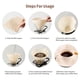 thumbnail image 4 of Filtros de Café Clinuse V02 Cónicos Sin Blanquear Paquete de 200, 4 of 8
