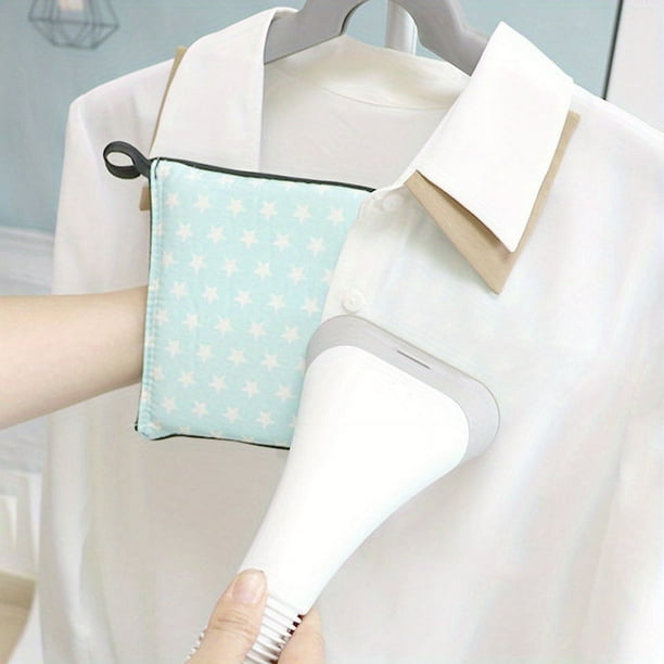 1pc Mini Ironing Board, Handheld Mini Heat Resistant Ironing Pad, Waterproof Anti Steam Mitt With Finger Loop, Garment Steamer Iron Gloves, For Collars, Pockets, Ties